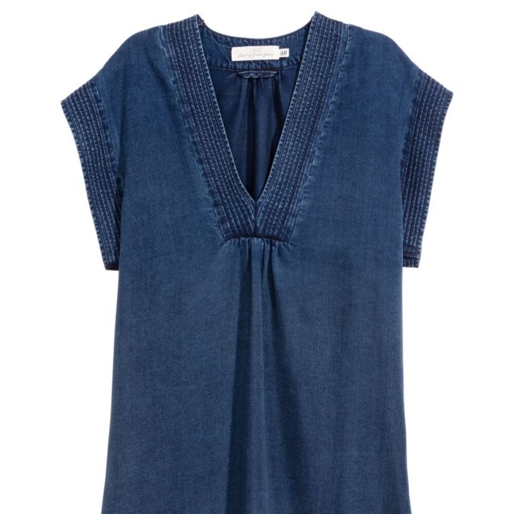 Denim Mini Dress Size 2 H&M L.O.G.G. Label of Graded Goods